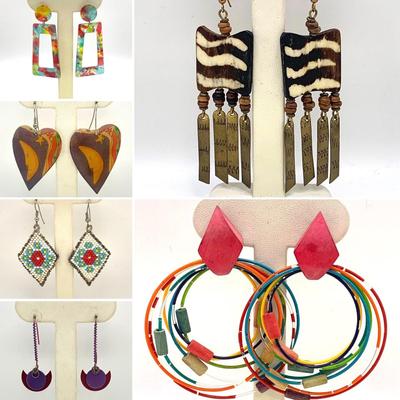 70+ Pairs of Fun & Colorful Earrings for Pierced Ears (ST-HS)