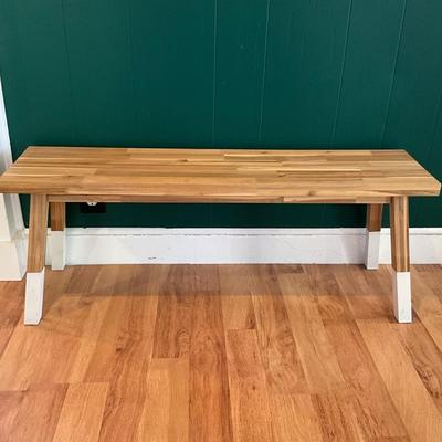 106 Ikea SKOGSTA Wooden Bench
