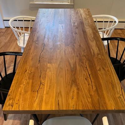 109 Large Wood Top CB2 Table