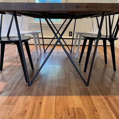 109 Large Wood Top CB2 Table