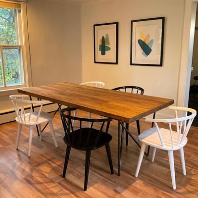 109 Large Wood Top CB2 Table