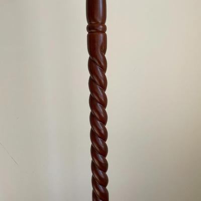 Solid Wood Twist Top Coat Rack