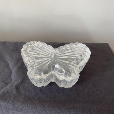 Lot of Glass Decorative Trinket Dishes