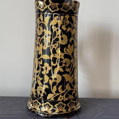 Large Ornate 12" Ceramic Pitcher