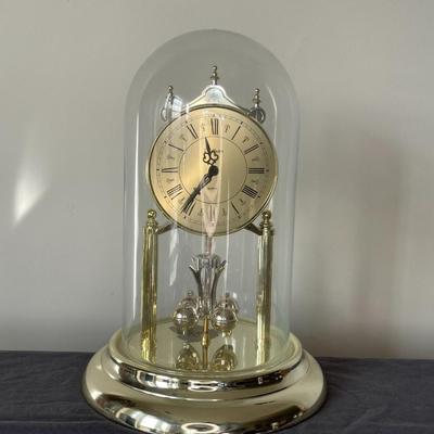 Waltham Quartz Glass Dome Desk Clock