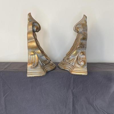 Golden Carved Wall Sconces