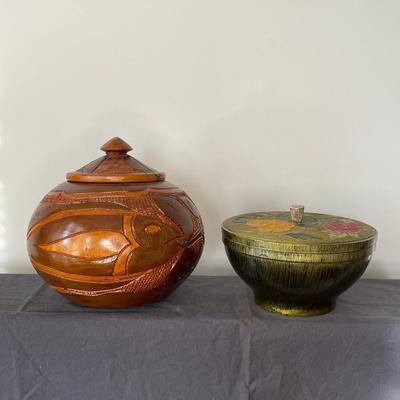 Decorative Bowls with Lids