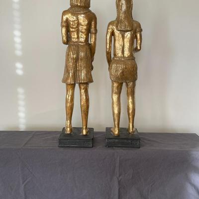 Golden Egyptian Statues