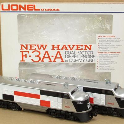 LIONEL New Haven F-3 A-A Dual Motor Diesel Power & Dummy Set--- 4 Pcs.