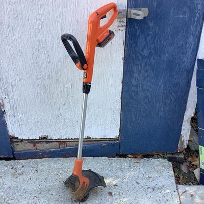 145. Black & Decker Lithium Battery Weed Eater