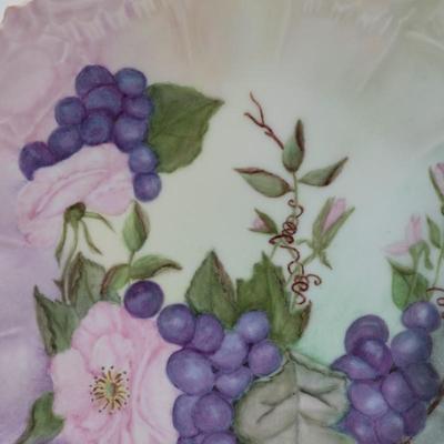 Hand-Painted Plate by Ethlyn B. Gayle