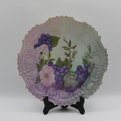 Hand-Painted Plate by Ethlyn B. Gayle
