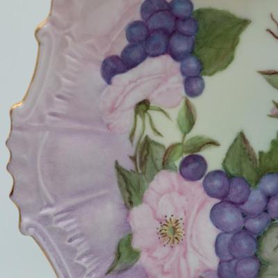 Hand-Painted Plate by Ethlyn B. Gayle