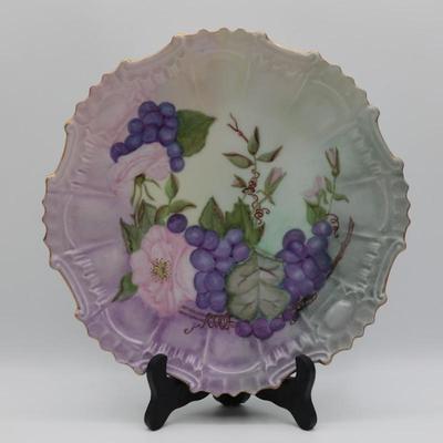 Hand-Painted Plate by Ethlyn B. Gayle