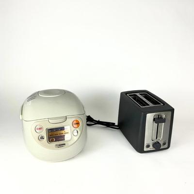 163 Zojirushi Rice Cooker and Target Toaster
