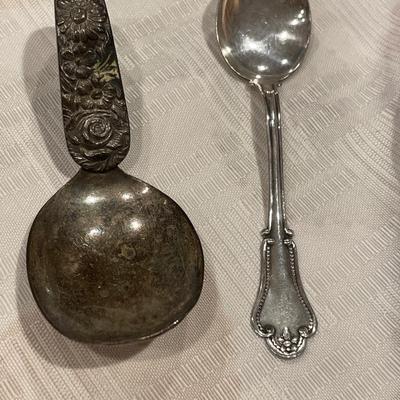 2 sterling baby spoons