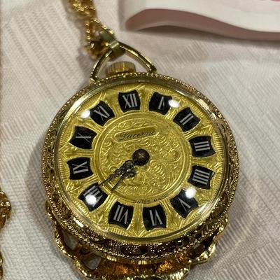 Lucerne Cameo necklace watch
