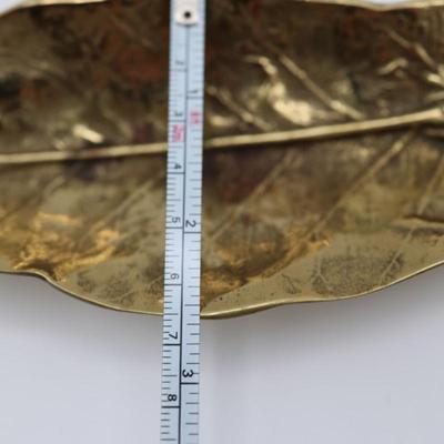 Brass Tobacco Leaf, VA Metalcrafters, 1963