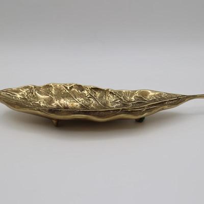 Brass Tobacco Leaf, VA Metalcrafters, 1963