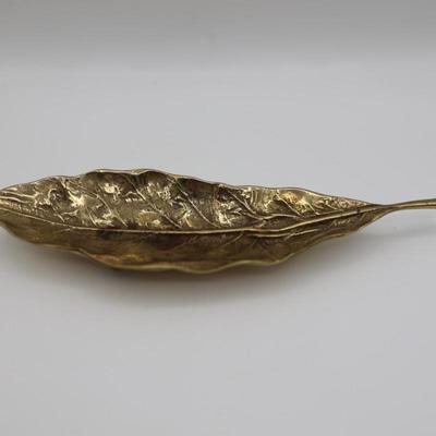 Brass Tobacco Leaf, VA Metalcrafters, 1963