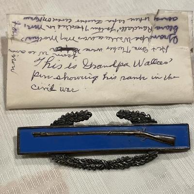 Military pin sterling