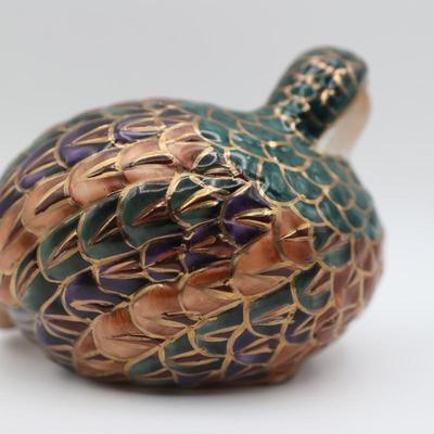 TOYO Hand-Painted Ceramic Quail