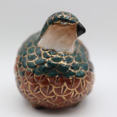 TOYO Hand-Painted Ceramic Quail