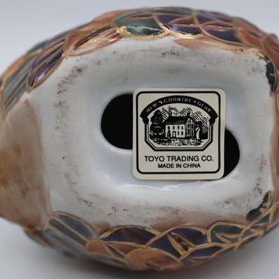 TOYO Hand-Painted Ceramic Quail
