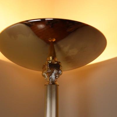 Vintage Gold Floor Lamp (See Details)