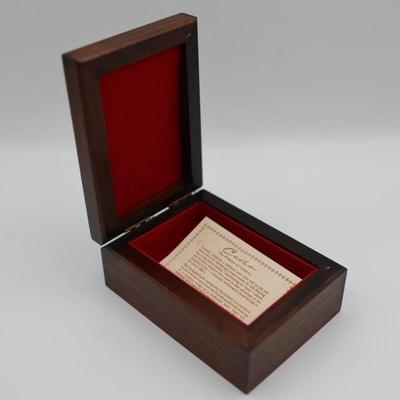 Cash's Silk Woven Art Wooden Box