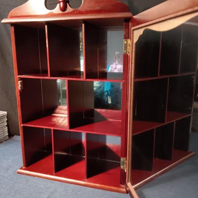 WALL HUNG OR FREESTANDING SECTIONED DISPLAY CABINET