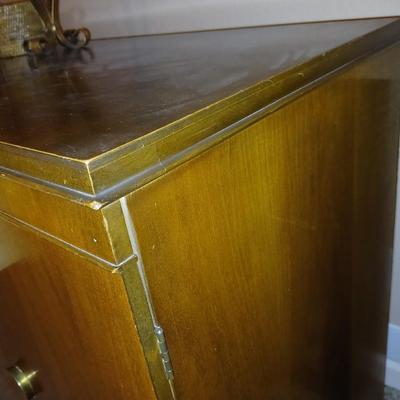 Mid Century Credenza MCM real wood beauty! Marked no. 87