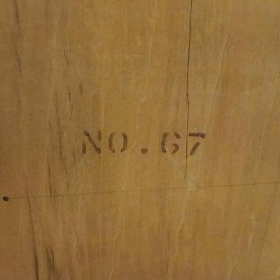 Mid Century Credenza MCM real wood beauty! Marked no. 87