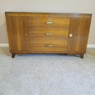 Mid Century Credenza MCM real wood beauty! Marked no. 87