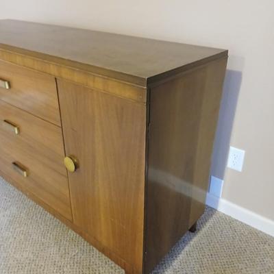Mid Century Credenza MCM real wood beauty! Marked no. 87