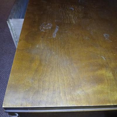 Mid Century Credenza MCM real wood beauty! Marked no. 87