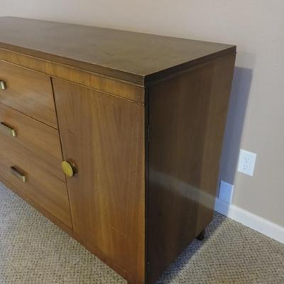 Mid Century Credenza MCM real wood beauty! Marked no. 87