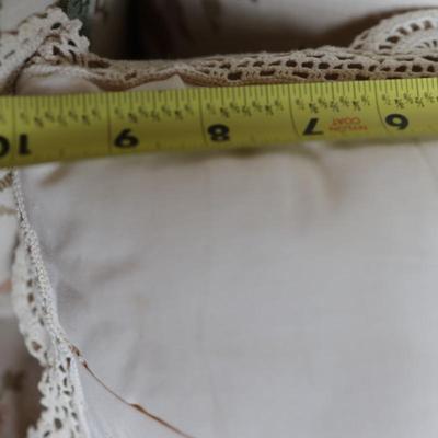 Handmade Lace and Embroidery Pillows