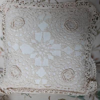 Handmade Lace and Embroidery Pillows