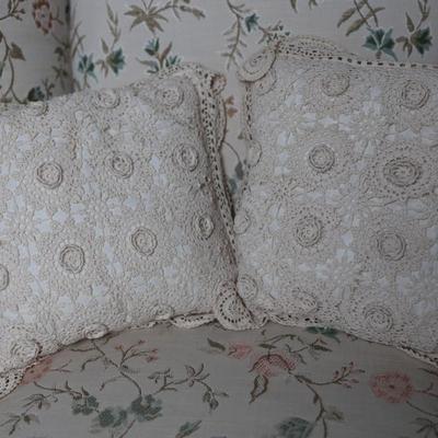 Handmade Lace and Embroidery Pillows