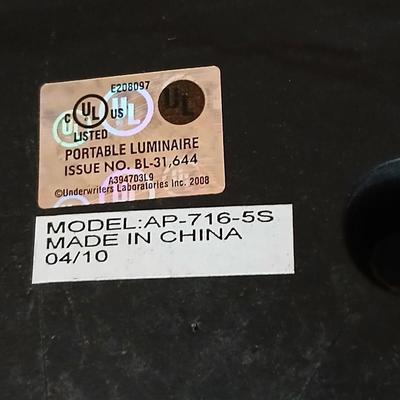 Chrome Portable Luminaire Lamp adjustable lights 57"