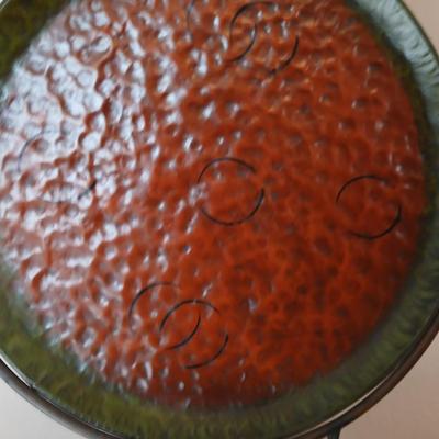 Metal Rustic Metal Accent Plate on Stand