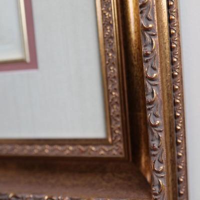 Framed "Great Marlow" Etched By A Brunet Delaines / Printed By Vicat Cole R.A.