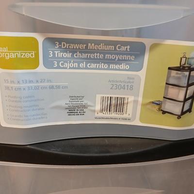 Real Organized 3 drawer medium cart