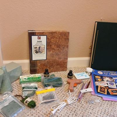 Crafting of all kinds - embossing - crocheting - scrapbooks -Flower arrangement incl. glue gun - clay and more