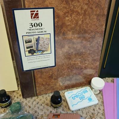 Crafting of all kinds - embossing - crocheting - scrapbooks -Flower arrangement incl. glue gun - clay and more