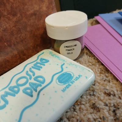 Crafting of all kinds - embossing - crocheting - scrapbooks -Flower arrangement incl. glue gun - clay and more