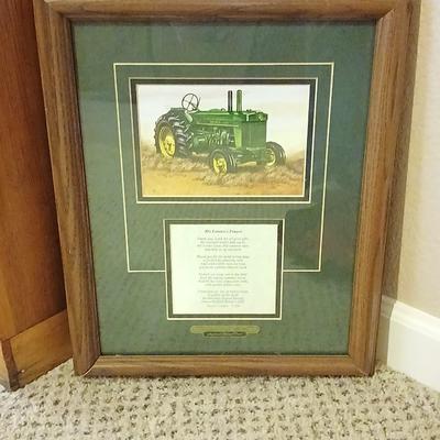 Framed wall art - John Deere Model R 1949 - 1954 American Memory Print