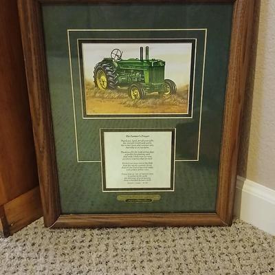 Framed wall art - John Deere Model R 1949 - 1954 American Memory Print
