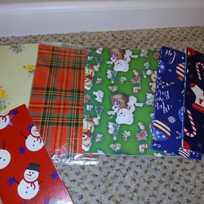 Almost everything needed for gift wrapping - for all events - with bags, wrapping paper storage, tissue paper, bows & more!